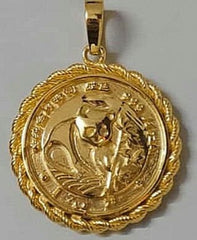 Panda Pendant 14K White Gold Plated Free Chain