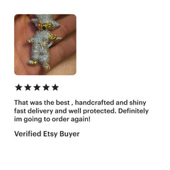 14K Yellow Gold-Plated Son Goku Pendant | Real Moissanite Dragon Ball Z Necklace | Super Saiyan Jewelry | Anime Fan Gift | Goku Charm