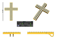 2.58 Ct Real Moissanite Cross Pendant, 14K White Gold Plated, Sterling Silver Necklace, Religious Jewelry,Gift for Her, Elegant Cross Charm