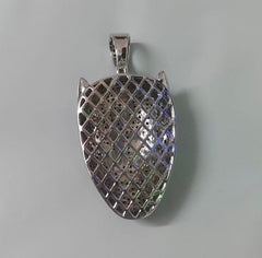 Men's 2CT Round Moissanite Panther Pendant, 14K Yellow Gold Finish, Luxury Charm, Statement Hip Hop Jewelry, Unique Gift for Him, Gift