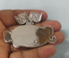 Real Moissanite Pendant| 5ctw Men's Customisable "NAME Pendant"| Custom Charm| Hip Hop Pendant | Moissanite Pendant| Birthday Gift