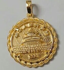 Panda Pendant 14K White Gold Plated Free Chain