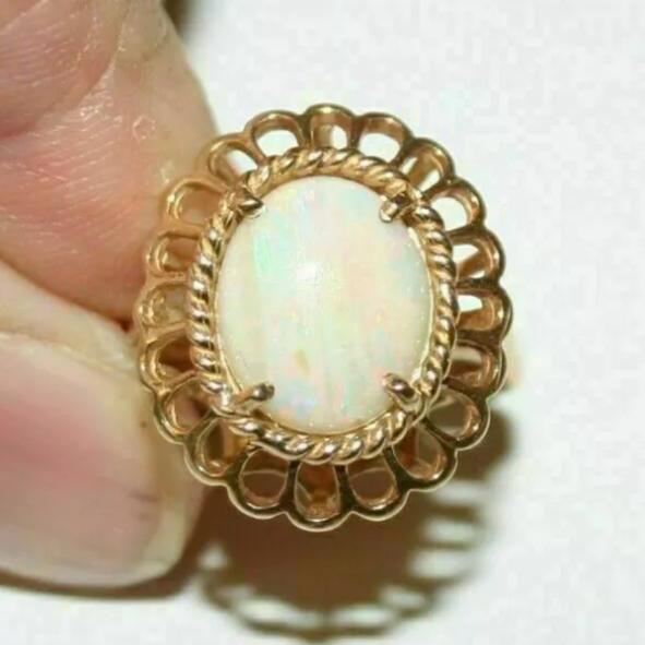 6.18 CT Lab-Created Diamond Engagement Ring for Women – Sterling Silver with 14K Gold Plating, Perfect Gift for Her