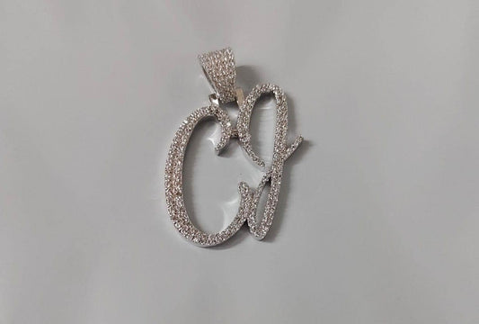 Real Moissanite Pendant| 3ctw Men's Customisable "NAME Pendant"| Custom Charm| Hip Hop Pendant | Moissanite Pendant| Birthday Gift