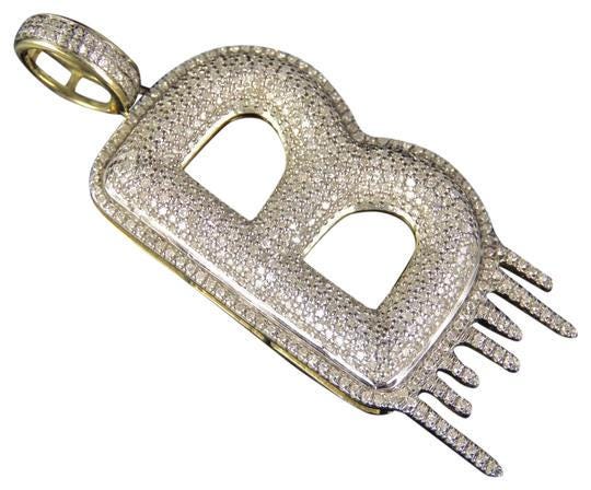 Authentic Moissanite Pendant | 4ctw Customizable Name Letter for Men and Women | Personalized Charm | Hip Hop Jewelry | Ideal Birthday Gift